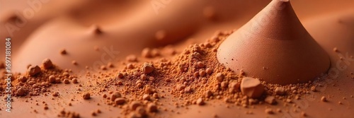 Close-up of smooth, terracotta pottery clay, ready for shaping Ideal for craft projects, sculpting, and ceramic art Various textures and shades visible , red clay, design, art