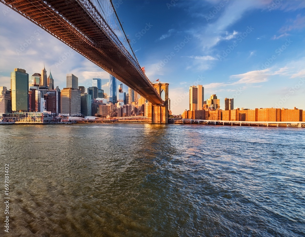 Fototapeta premium brooklyn bridge in new york city usa