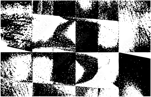 Vector Abstract interlocking shapes create a dynamic geometric .