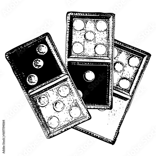 Vector Stacked cosmetic palettes with circular depressions in monochrome style.