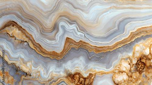 Abstract Marble Swirls A Detailed Textured Surface With Earthy Tones and Natural Veins