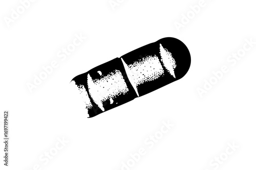Vector Black Capsule Pill