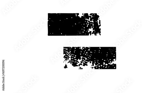 Vector Abstract distressed rectangles showcase rough fragmented textures.