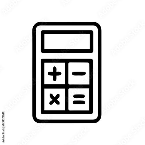 Calculator Line Icon