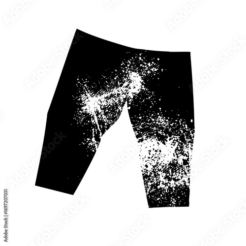 Vector Abstract splattered pants