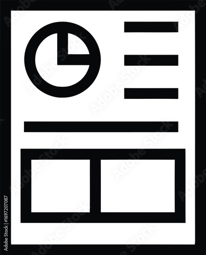 Data analytics icon set with editable stroke. Data analysis thin line icon collection. Vector illustration	