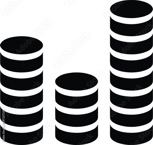 Data analytics icon set with editable stroke. Data analysis thin line icon collection. Vector illustration	