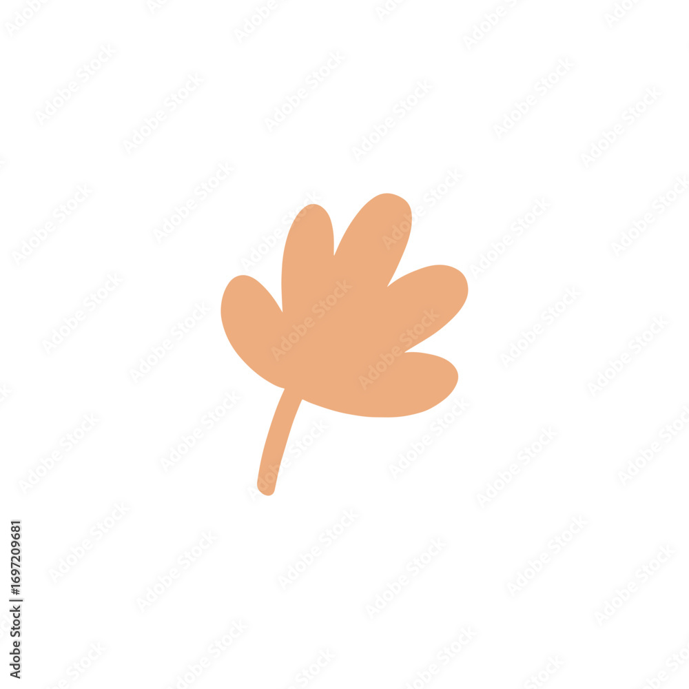 Obraz premium Leaf icon graphic design illustration