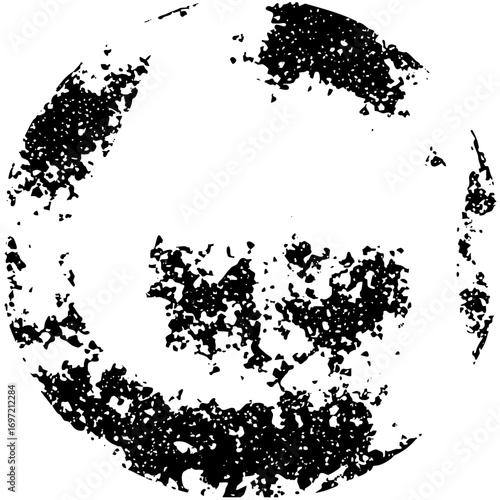 Vector Abstract face with fragmented shapes