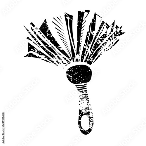Vector Stylized Fan with Textured Details