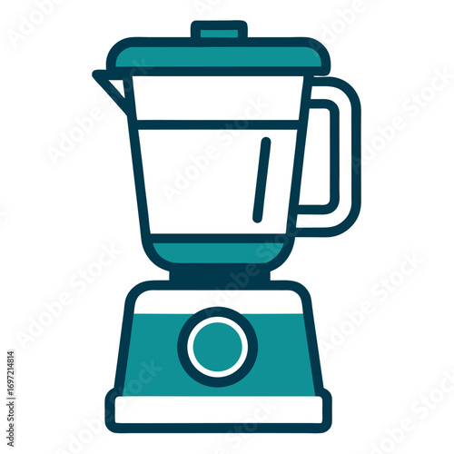 Modern lender vector icon on white background.
