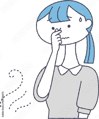 悪臭が気になる女性