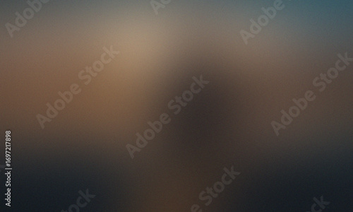 Obraz na plátně Abstract Blurred Background with Earthy Tones of Brown, Gray, and Faint Silhouet