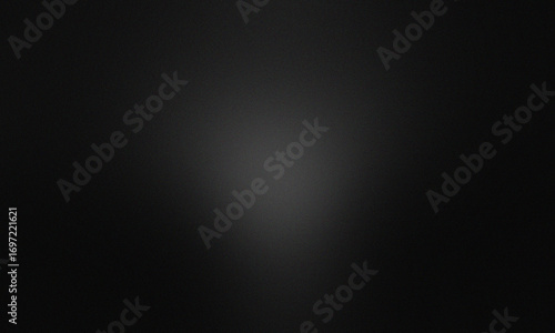 Dark and Moody Abstract Background with Subtle Light Gradient and Grain Texture black grey
