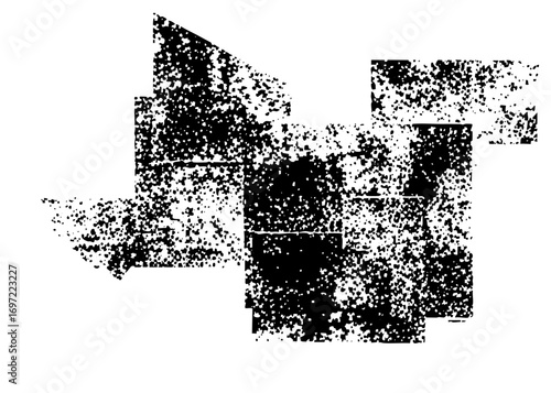 Vector Abstract geometric shapes create a dynamic fragmented composition.