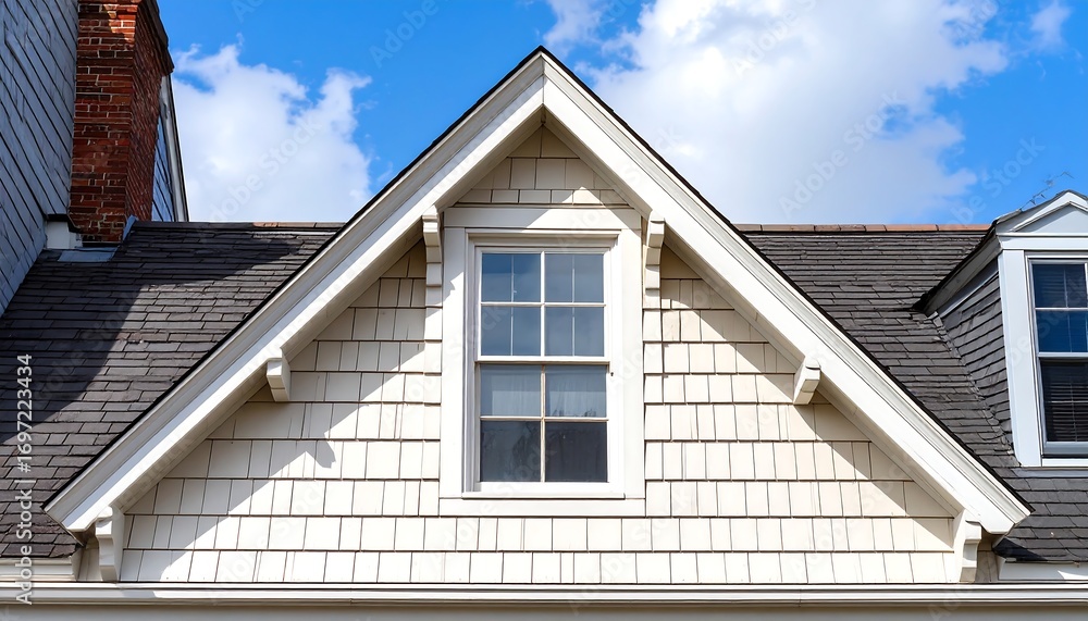 Obraz premium Gable end with window