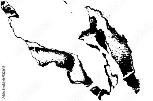Vector Dramatic hand gesture depicts power and protection.
