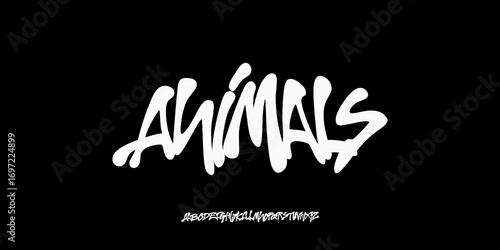 Elegant fonts bold urban graffiti style display font with smooth edges and attitude. Perfect for streetwear, hip-hop, posters, logo, youth branding,and rebellious creative projects typography