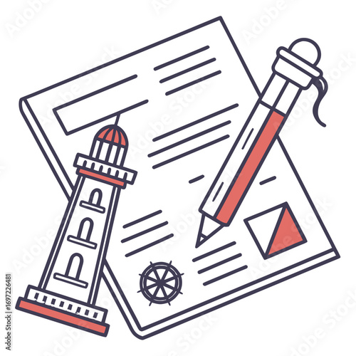 Maritime Law Documentation and Professional Writing Instruments