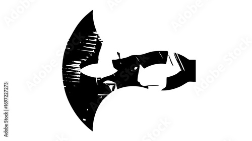 Vector Stylized Spartan Helmet with Feathered