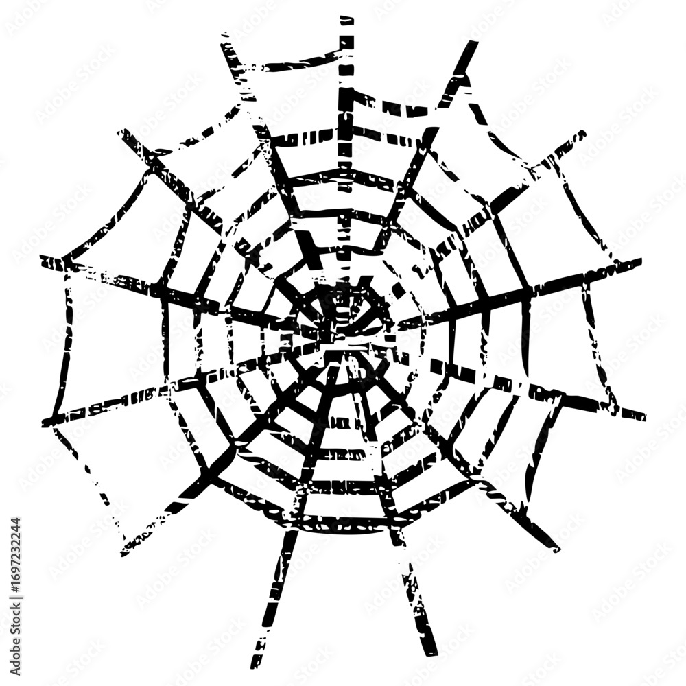 Obraz premium Vector Intricate black radial evokes a fractured symmetrical .