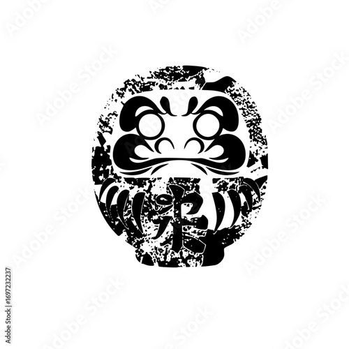 Vector Intricate Daruma Doll Vector