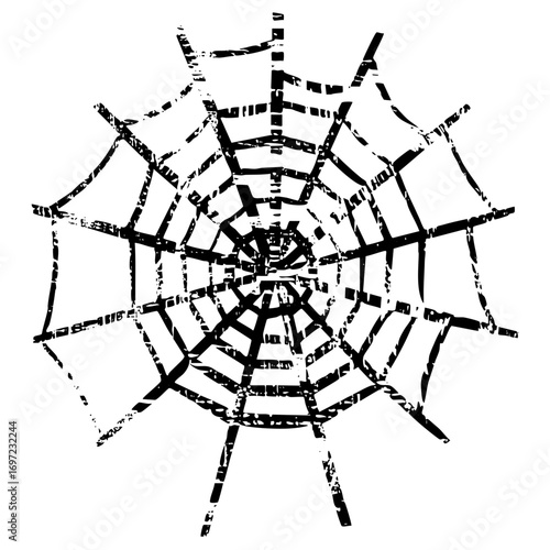 Vector Intricate black radial evokes a fractured symmetrical .