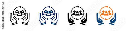 Customer Retention All In One Icon Multi Styles Vector Set
