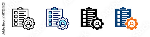 Sales Leads All In One Icon Multi Styles Vector Set