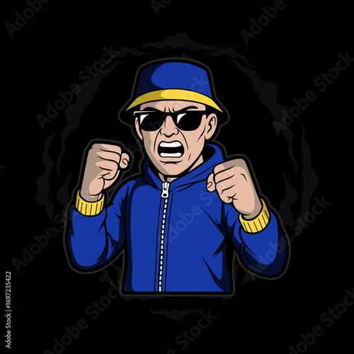 ultras football hooligan ultra hools hooltras sticker vector design