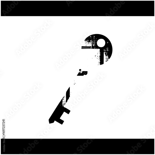 Vector Minimalist of a person questioning a launch.