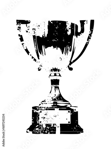 Vector Bold trophy with handles
