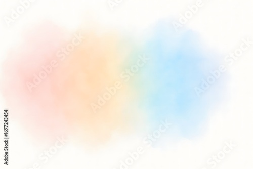 Soft pastel watercolor splash gradient background