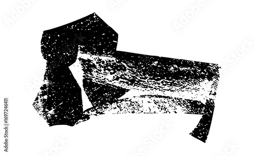 Vector Abstract geometric shapes create a dynamic fragmented .