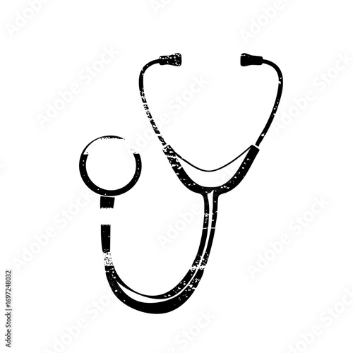 Vector Medical Stethoscope with Female Symbol Integration
