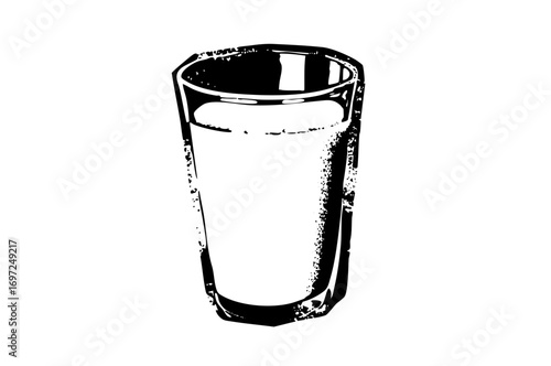 Vector Glass of liquid vector