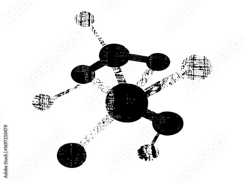 Vector Playful stick figure weightlifter showcases strength and fitness.