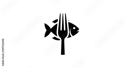 Elegant seafood culinary experience graphic design illustrating gastronomic dining delight