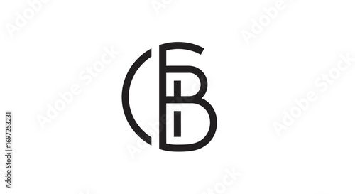 Elegant intertwined letters logo design exhibiting initial creativity and sophisticated branding