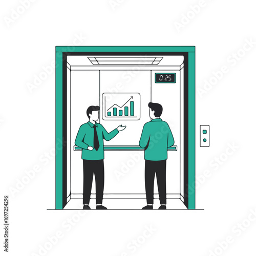 Elevator Pitch Business Growth Presentation