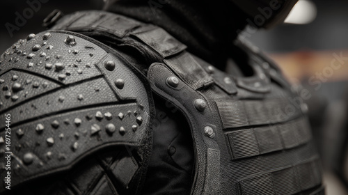 Tactical Bulletproof Armor Close-Up