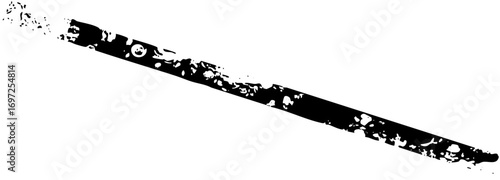 Vector Dynamic brushstroke features scattered speckles.