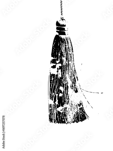 Vector Elegant tassel decoration vector .