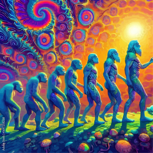 digital representation of human evolution 30