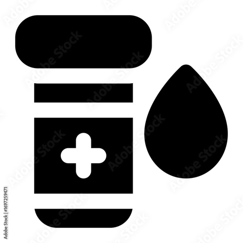 blood test icon for illustration