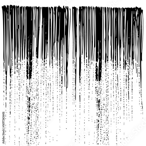 Vector Vertical dripping lines create a textured abstract .