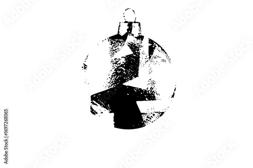 Vector Elegant couple dancing a ballroom waltz in a .