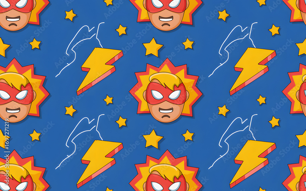 Obraz premium seamless halloween pattern