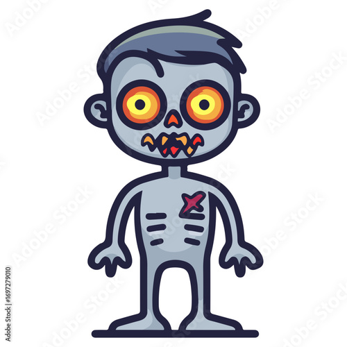 zombie, costume, halloween, vector, festival, transparent background, icon, horror, monster, evil, isolated, scary, dark, fear, dead, death, tattoo