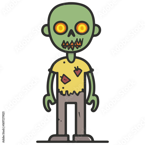 zombie, costume, halloween, vector, festival, transparent background, icon, horror, monster, evil, isolated, scary, dark, fear, dead, death, tattoo